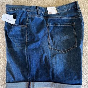 Lane Bryant Signature Fit Denim Shorts (jean/boyfriend style)